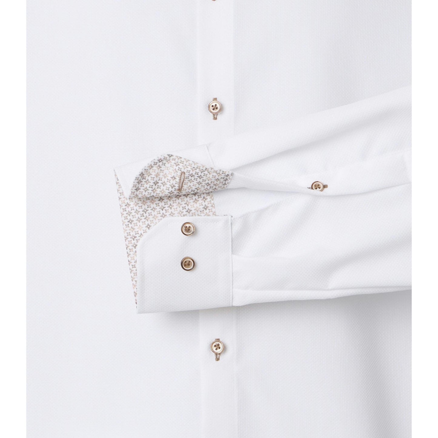 MODERN FIT TEXTURED WEAVE CONTRAST BUTTON-MENS DRESS SHIRTS-VENTI-JB Evans Fashions & Footwear