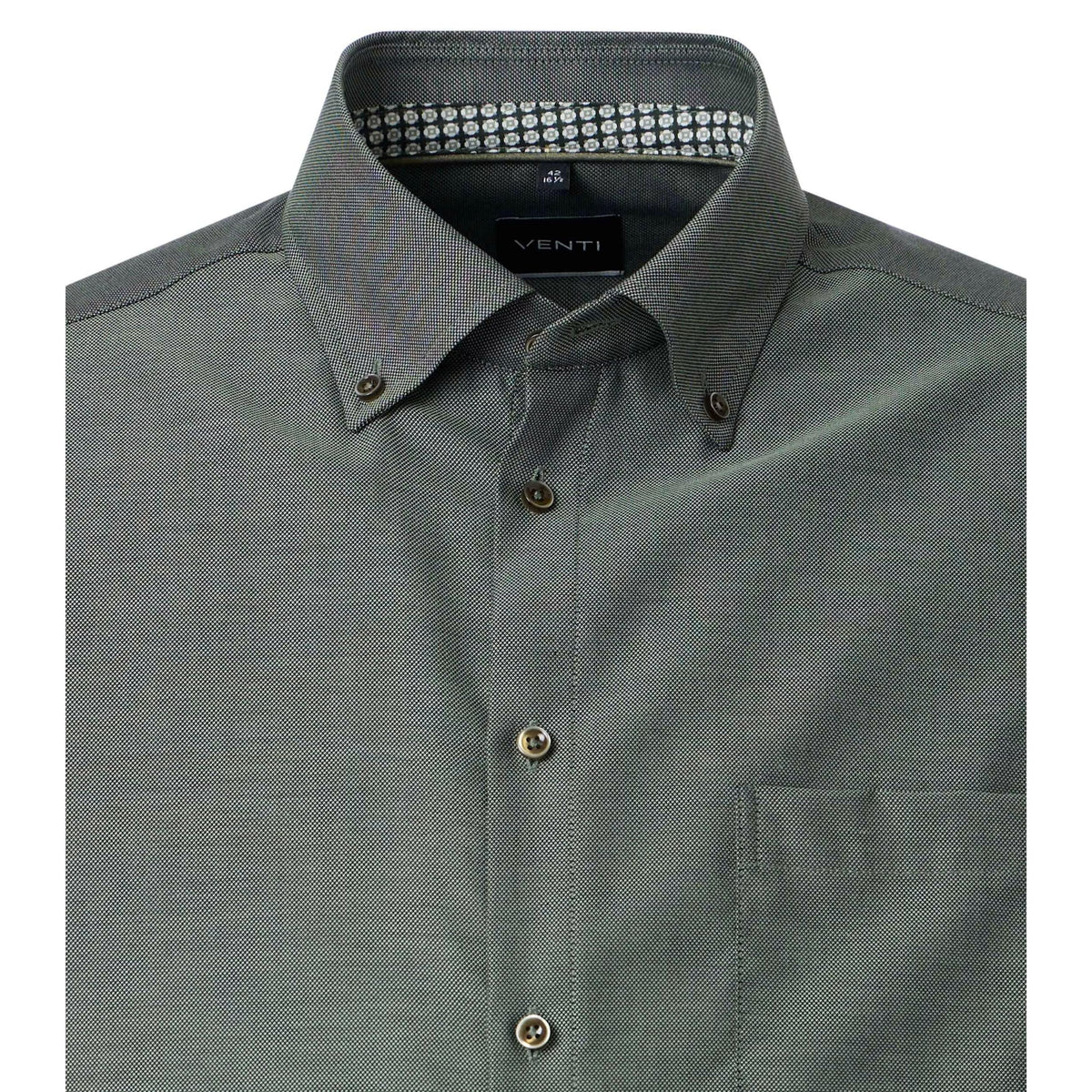 MODERN FIT TEXTURED WEAVE-MENS DRESS SHIRTS-VENTI-JB Evans Fashions & Footwear