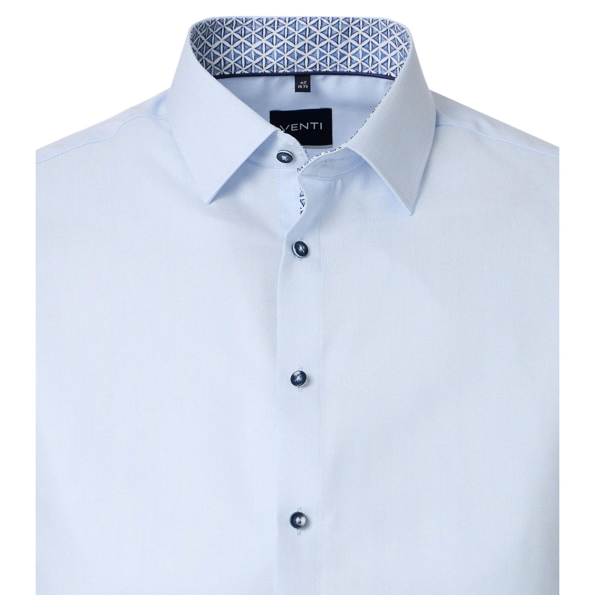 MODERN FIT TEXTURED WEAVE-MENS DRESS SHIRTS-VENTI-JB Evans Fashions & Footwear