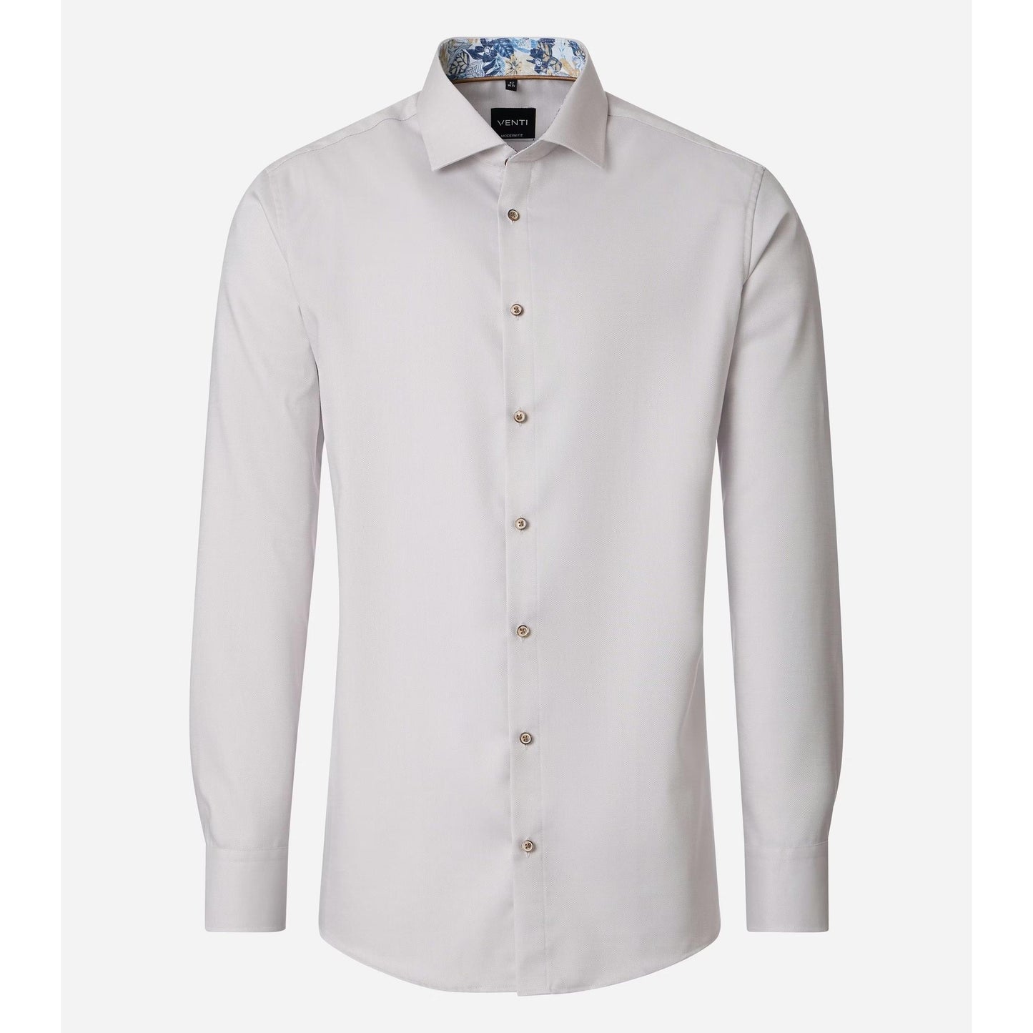 MODERN FIT TEXTURED WEAVE-MENS DRESS SHIRTS-VENTI-JB Evans Fashions & Footwear