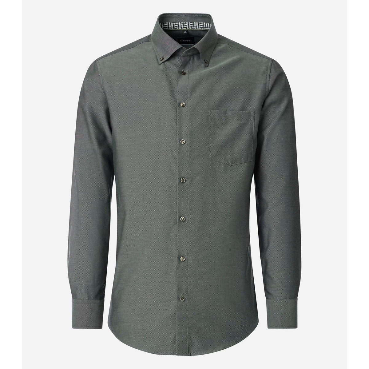 MODERN FIT TEXTURED WEAVE-MENS DRESS SHIRTS-VENTI-JB Evans Fashions & Footwear