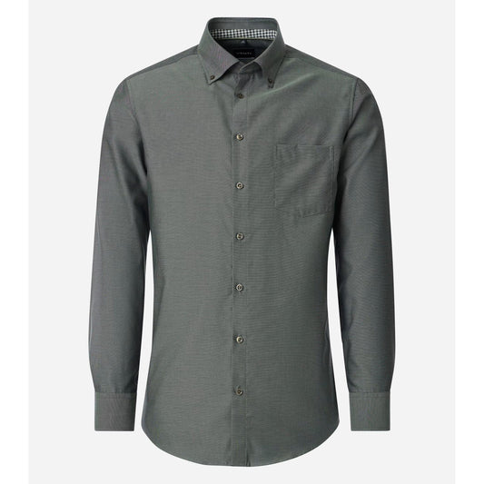 MODERN FIT TEXTURED WEAVE-MENS DRESS SHIRTS-VENTI-JB Evans Fashions & Footwear