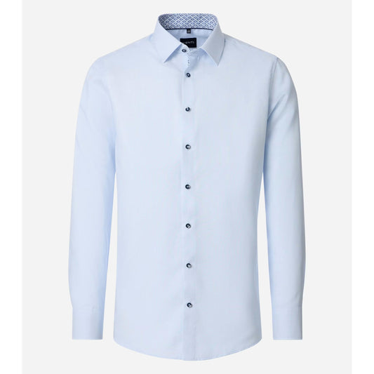 MODERN FIT TEXTURED WEAVE-MENS DRESS SHIRTS-VENTI-JB Evans Fashions & Footwear