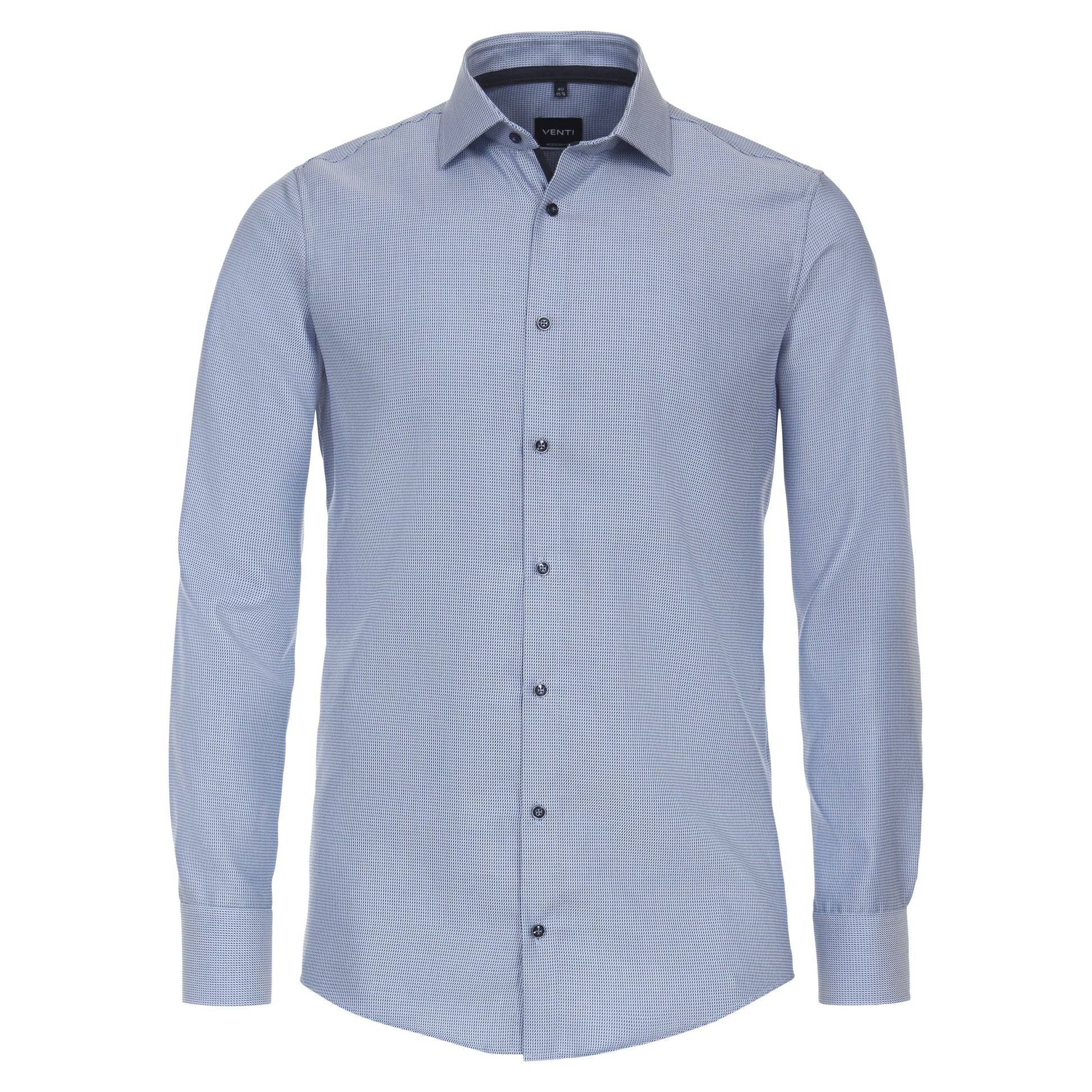 MODERN FIT TONAL PATTERN-MENS DRESS SHIRTS-VENTI-JB Evans Fashions & Footwear