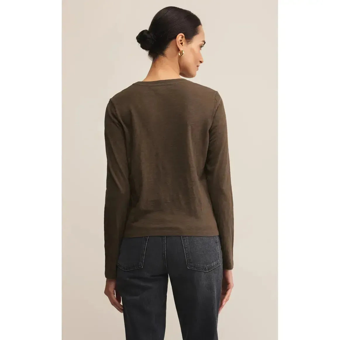 MODERN SLUB LS TEE-LADIES T-SHIRTS & TANKS-Z SUPPLY-JB Evans Fashions & Footwear