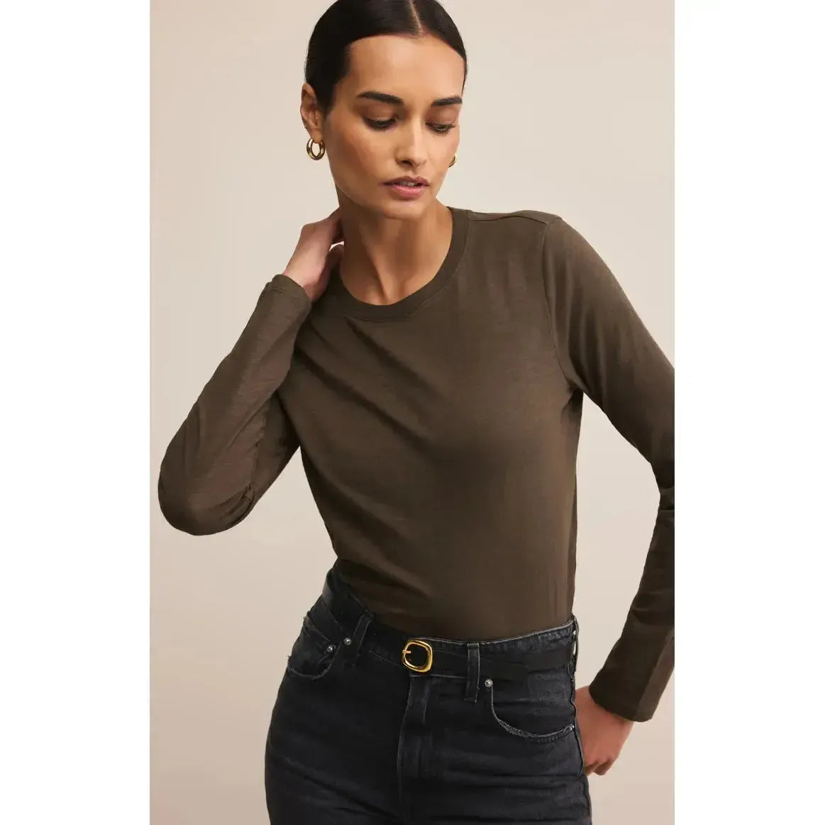 MODERN SLUB LS TEE-LADIES T-SHIRTS & TANKS-Z SUPPLY-JB Evans Fashions & Footwear