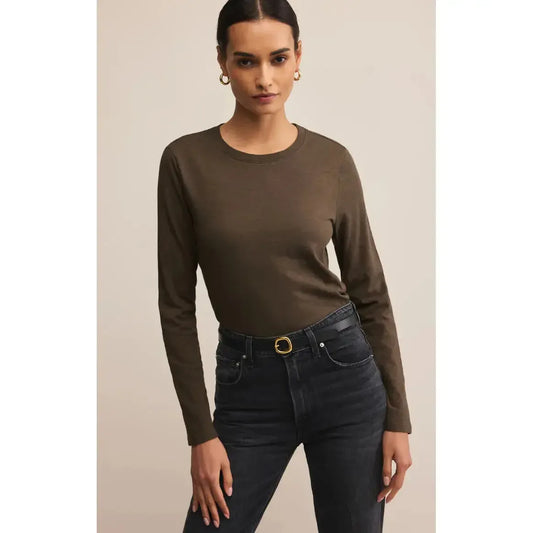 MODERN SLUB LS TEE-LADIES T-SHIRTS & TANKS-Z SUPPLY-JB Evans Fashions & Footwear