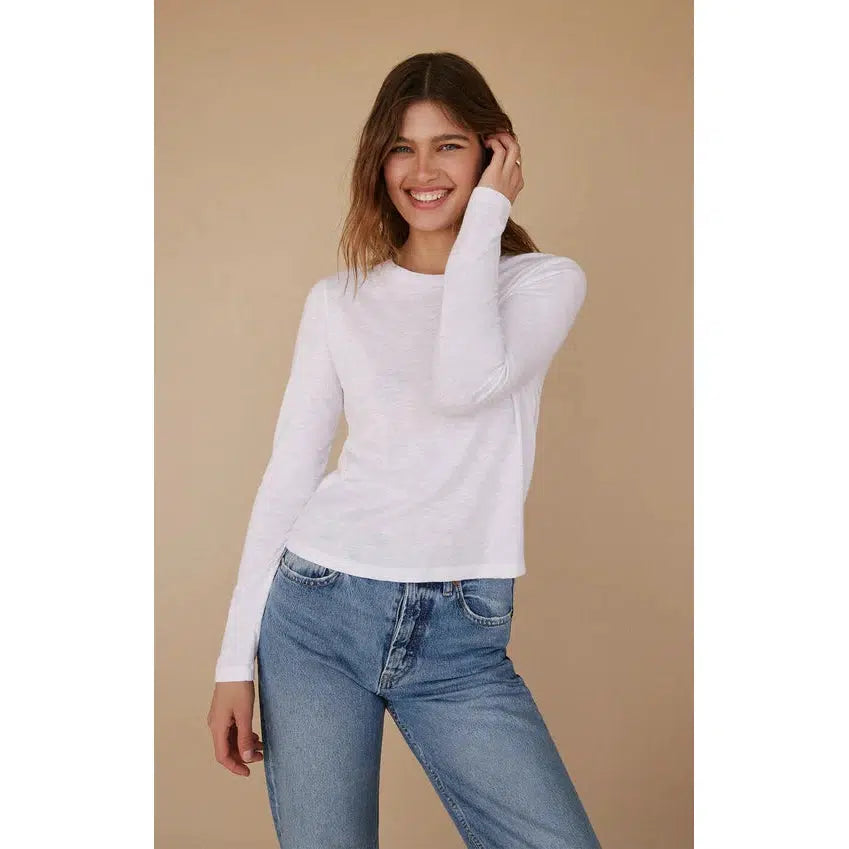 MODERN SLUB TEE LS-LADIES T-SHIRTS & TANKS-Z SUPPLY-JB Evans Fashions & Footwear