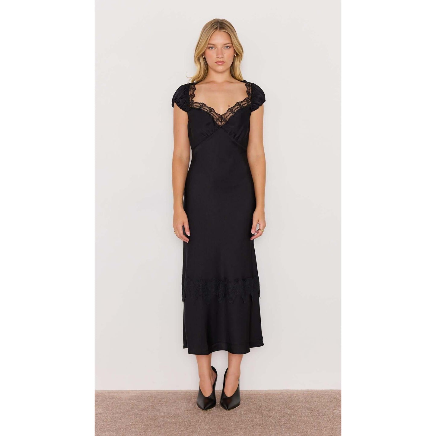 MOMENTO BIAS MIDI DRESS-LADIES DRESSES & JUMPERS-MINK PINK-JB Evans Fashions & Footwear