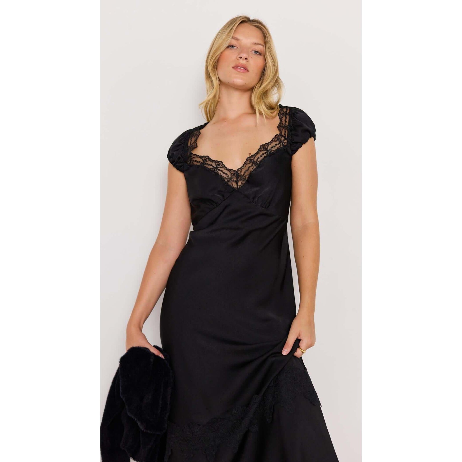 MOMENTO BIAS MIDI DRESS-LADIES DRESSES & JUMPERS-MINK PINK-JB Evans Fashions & Footwear