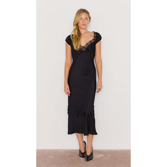 MOMENTO BIAS MIDI DRESS-LADIES DRESSES & JUMPERS-MINK PINK-JB Evans Fashions & Footwear