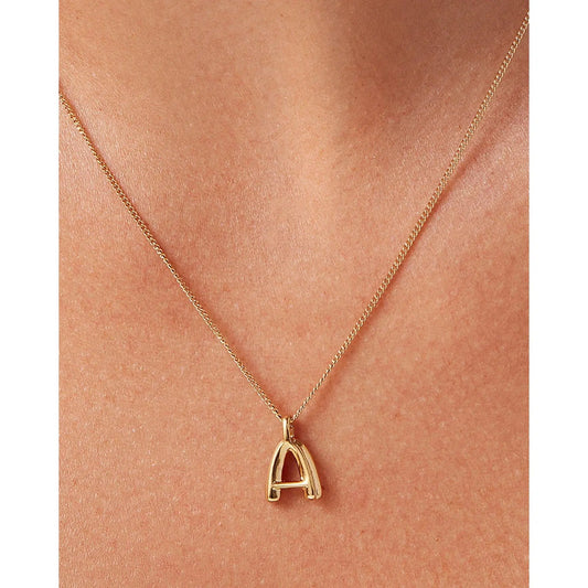 MONOGRAM NECKLACE - A-JB1251G-A-NECKGOLD-LADIES ACCESSORIES-JENNY BIRD-JB Evans Fashions & Footwear