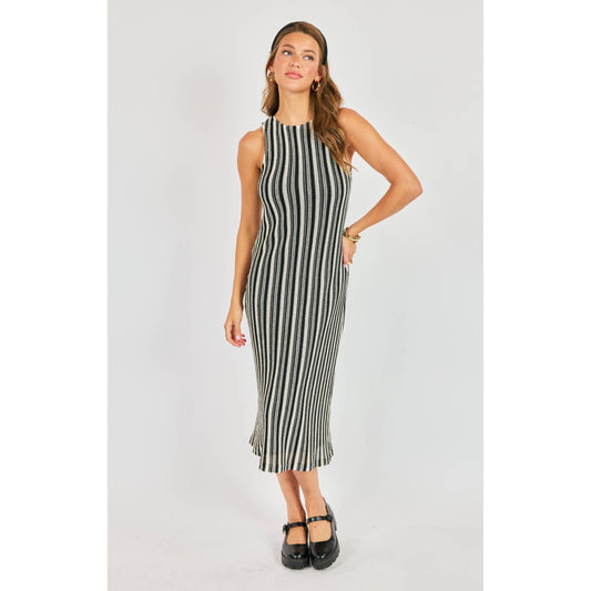 MOONLIGHT PATH KNIT DRESS-LADIES DRESSES & JUMPERS-SADIE & SAGE-JB Evans Fashions & Footwear