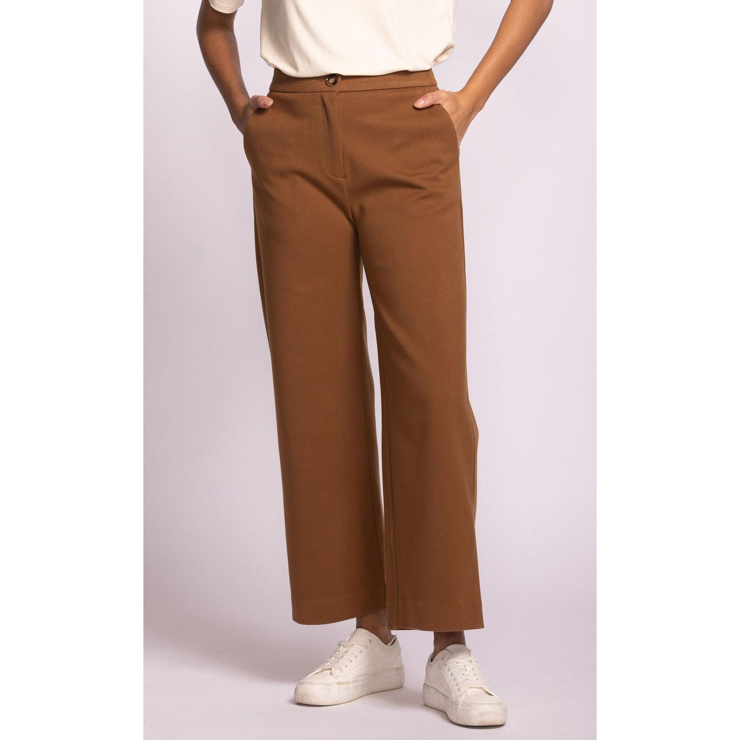 NADIA FULL PANTS-LADIES PANTS-PINK MARTINI-JB Evans Fashions & Footwear