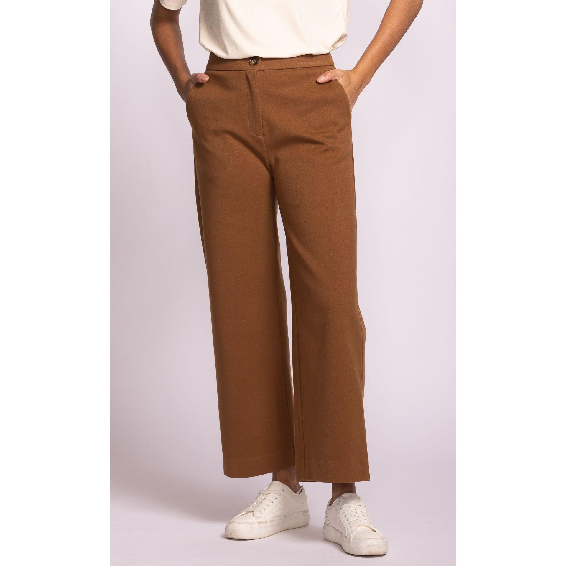 NADIA FULL PANTS-LADIES PANTS-PINK MARTINI-JB Evans Fashions & Footwear