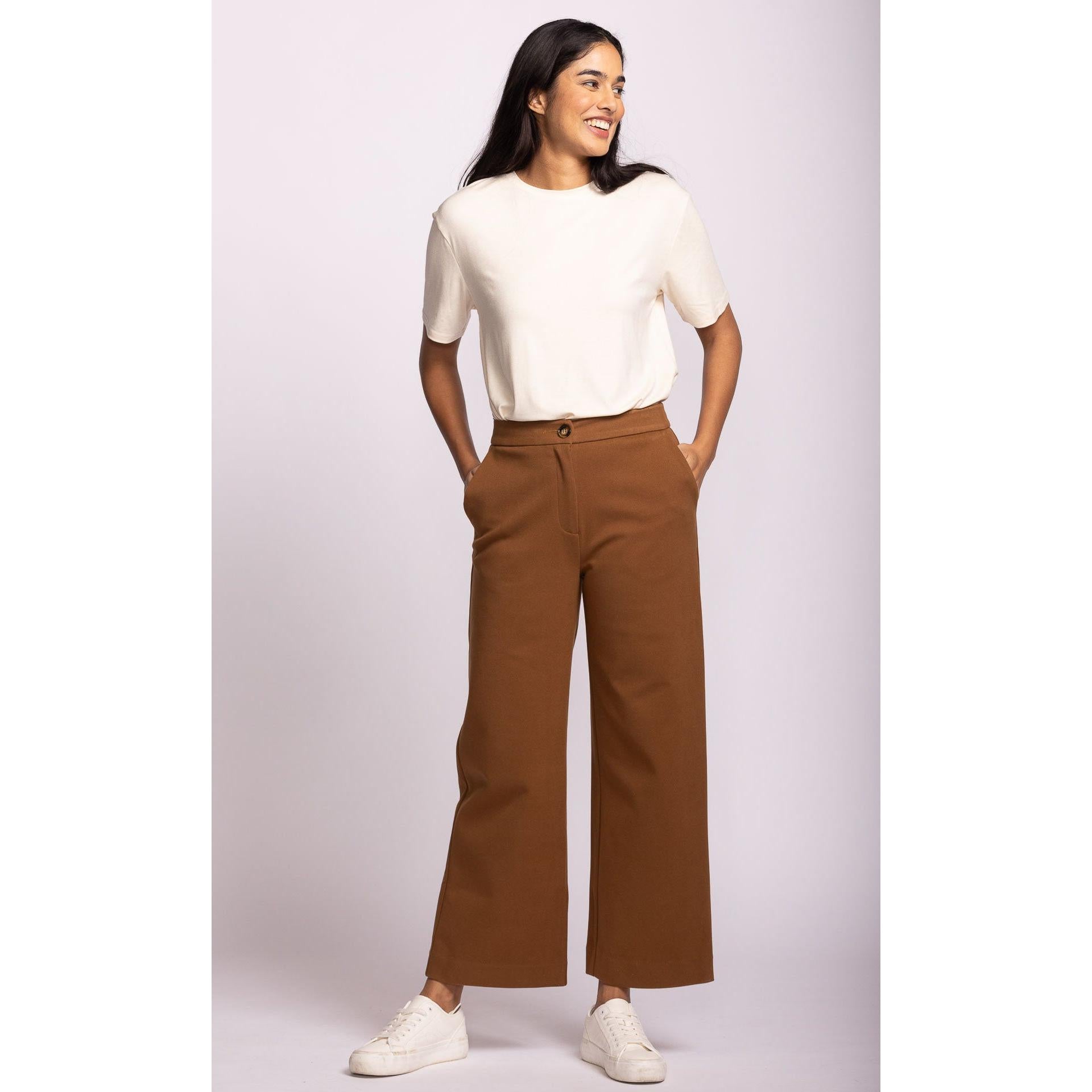 NADIA FULL PANTS-LADIES PANTS-PINK MARTINI-JB Evans Fashions & Footwear