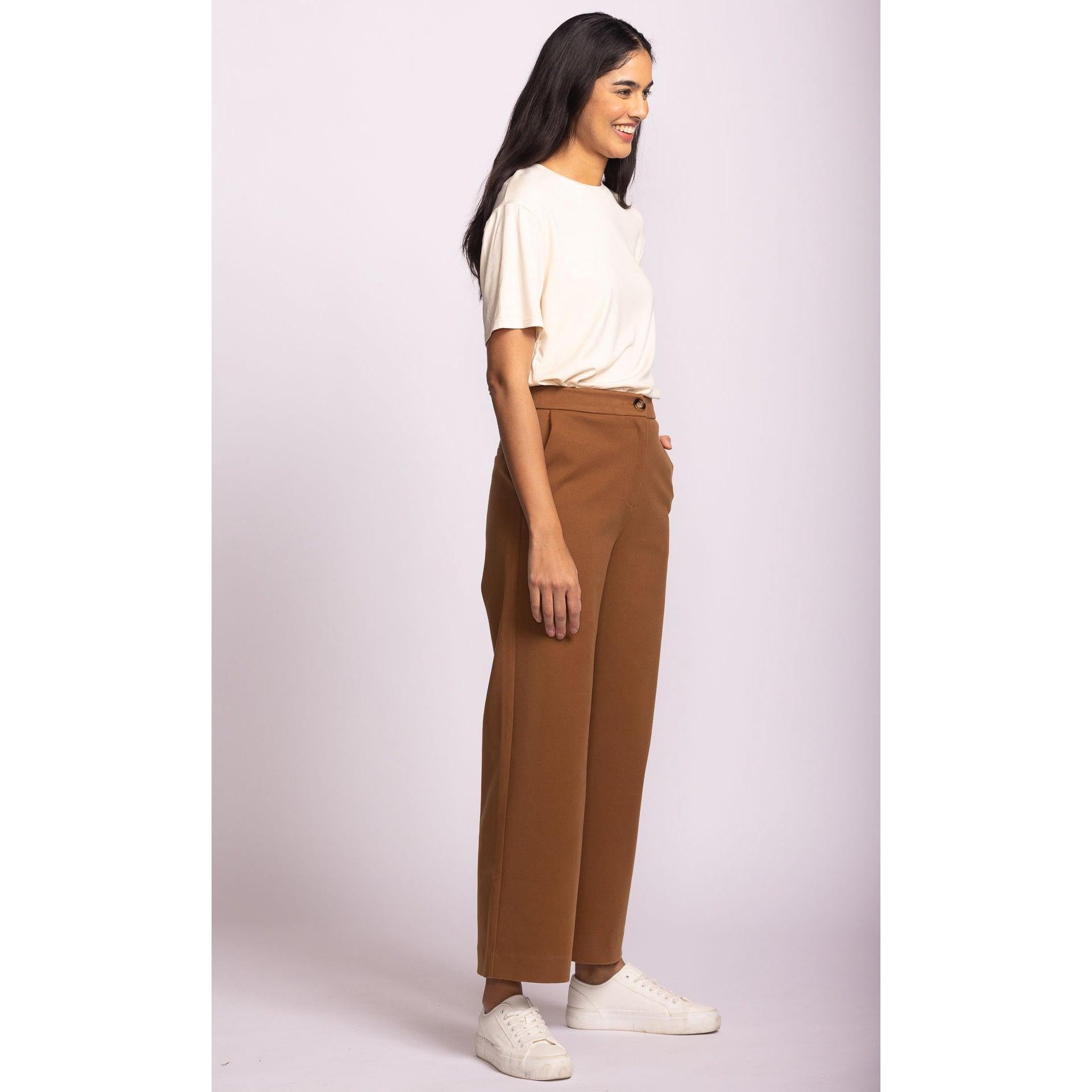 NADIA FULL PANTS-LADIES PANTS-PINK MARTINI-JB Evans Fashions & Footwear