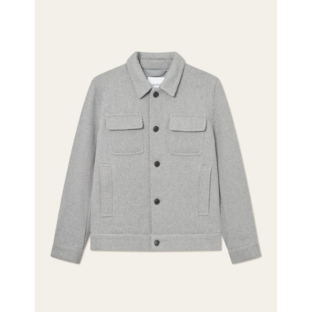 NASH TWILL WOOL JACKET-MENS LIGHTWEIGHT COATS & JACKETS-LES DEUX-JB Evans Fashions & Footwear