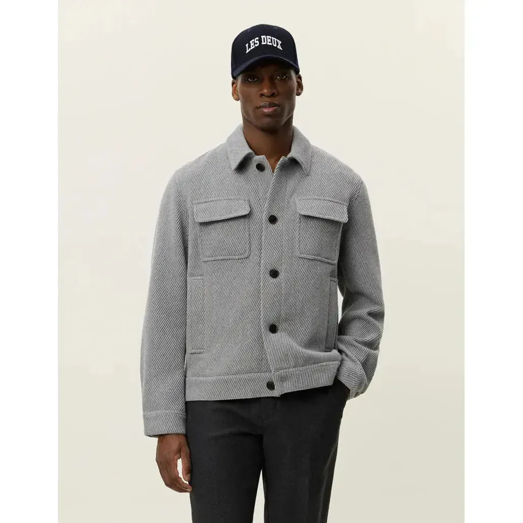 NASH TWILL WOOL JACKET-MENS LIGHTWEIGHT COATS & JACKETS-LES DEUX-JB Evans Fashions & Footwear