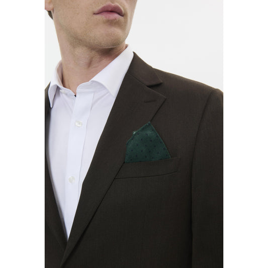 NAVY DOT HANKIE-MENS POCKET SQUARES-MATINIQUE-JB Evans Fashions & Footwear