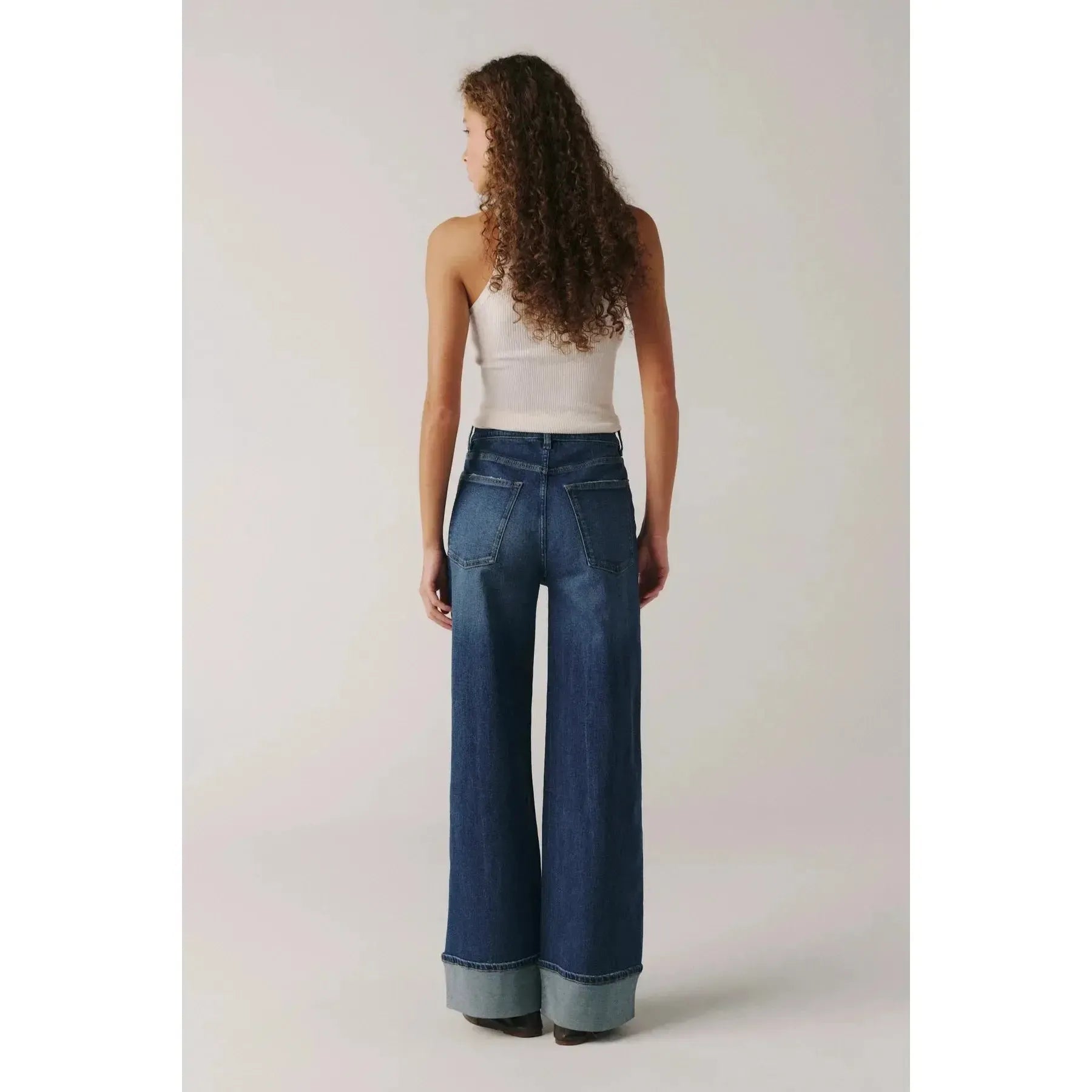 NCE DOUBLE CUFF-LADIES DENIM-WARP & WEFT-JB Evans Fashions & Footwear
