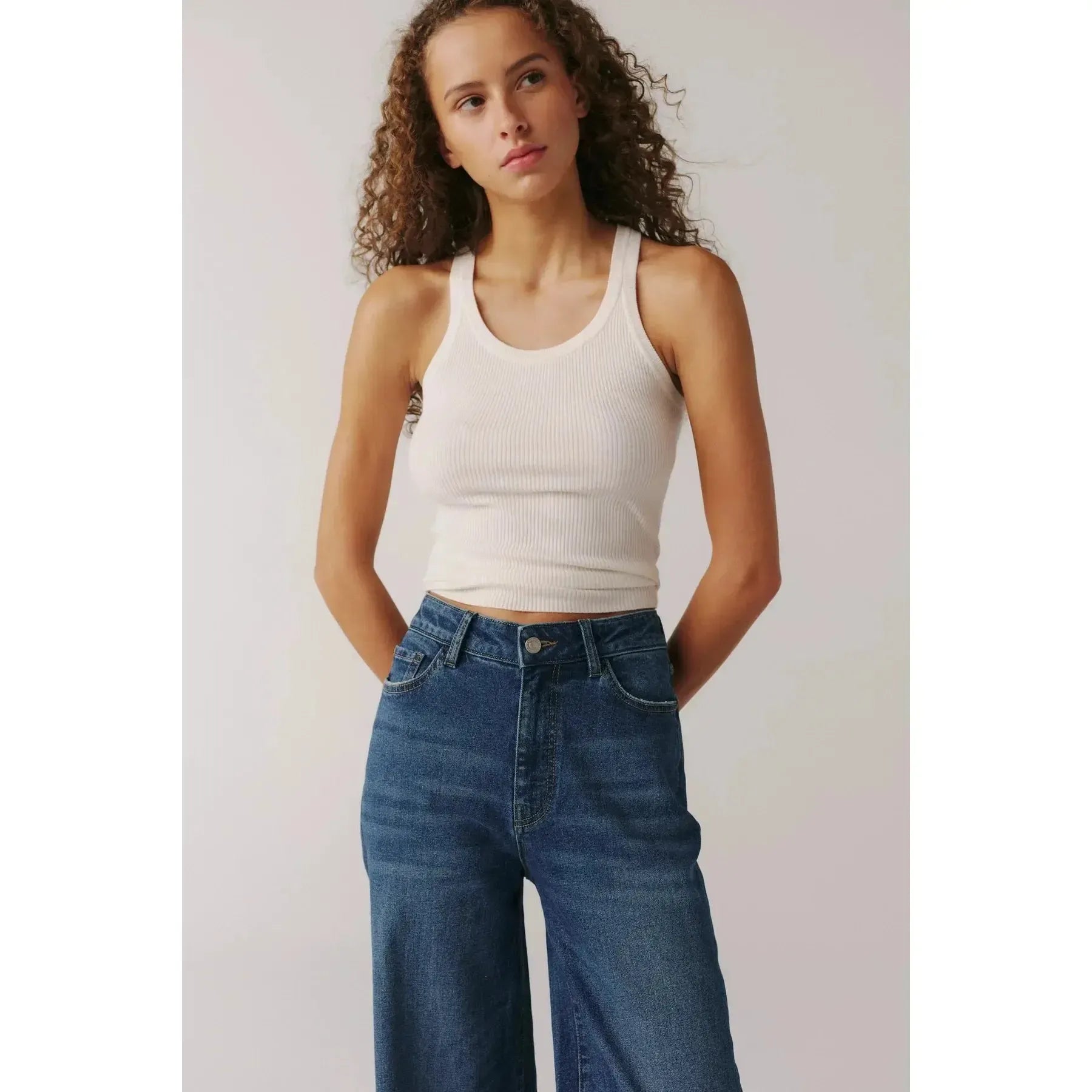 NCE DOUBLE CUFF-LADIES DENIM-WARP & WEFT-JB Evans Fashions & Footwear