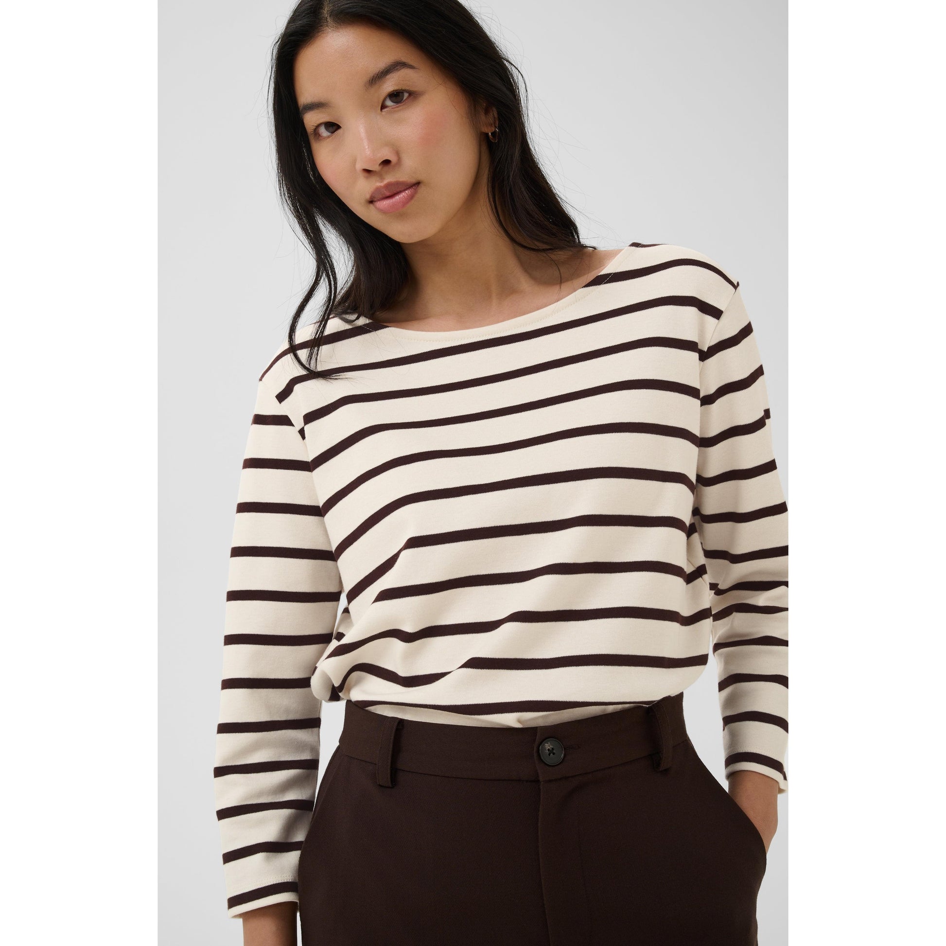 NELA CREW NECK TOP-LADIES TOPS-PART TWO-JB Evans Fashions & Footwear