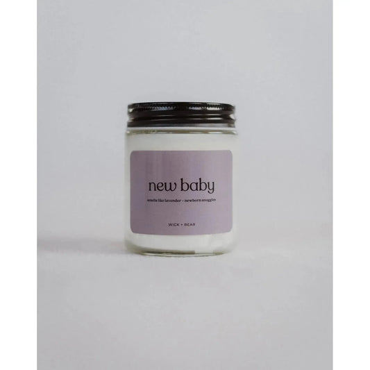NEW BABY 9OZ CANDLE-HOME-WICK + BEAR-JB Evans Fashions & Footwear
