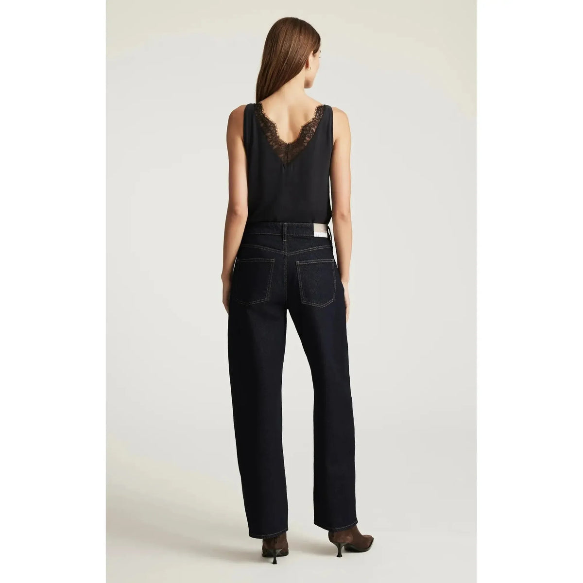 NICA RINSE CLASSIC BLUE HIGH RISE BARREL-LADIES DENIM-MAVI-JB Evans Fashions & Footwear