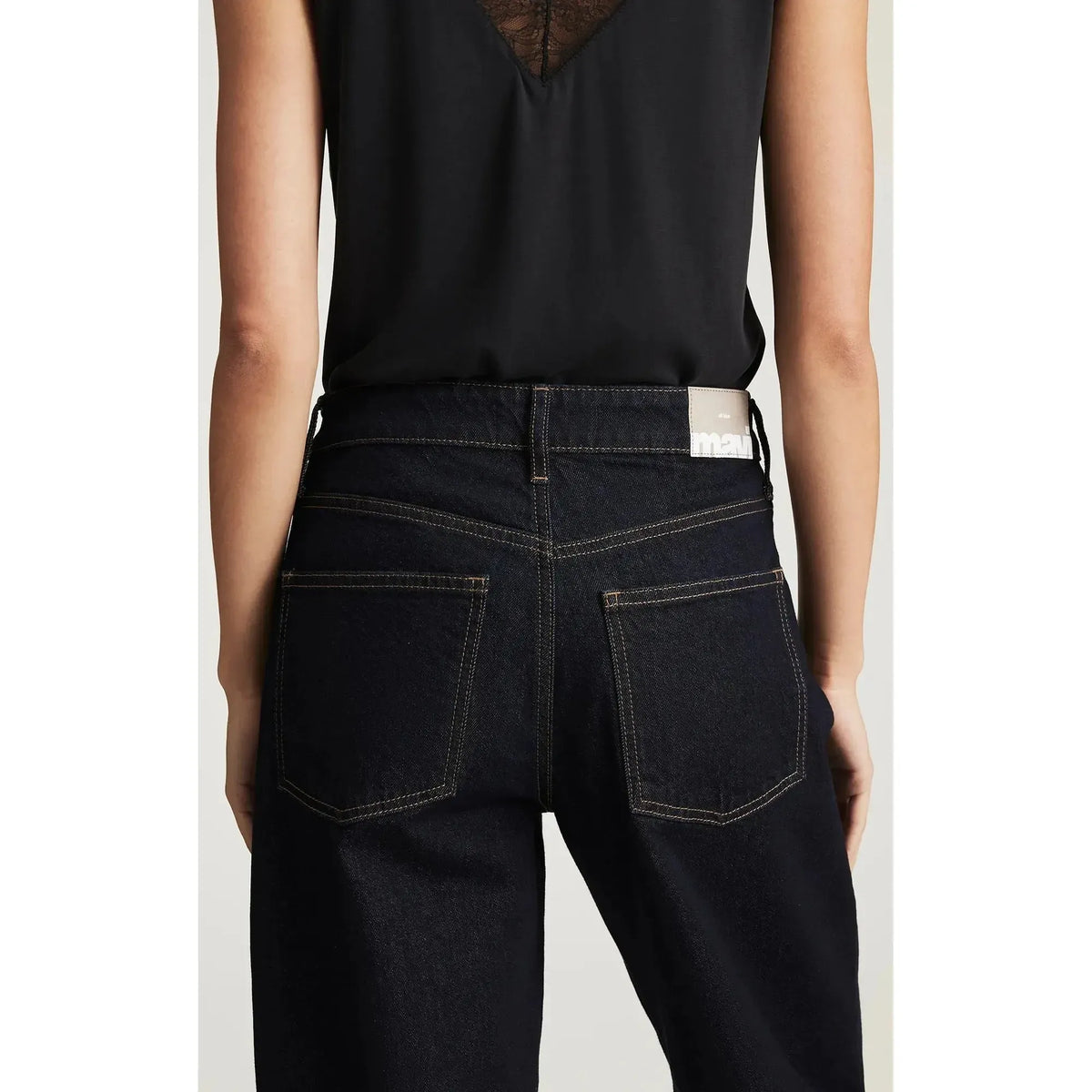 NICA RINSE CLASSIC BLUE HIGH RISE BARREL-LADIES DENIM-MAVI-JB Evans Fashions & Footwear