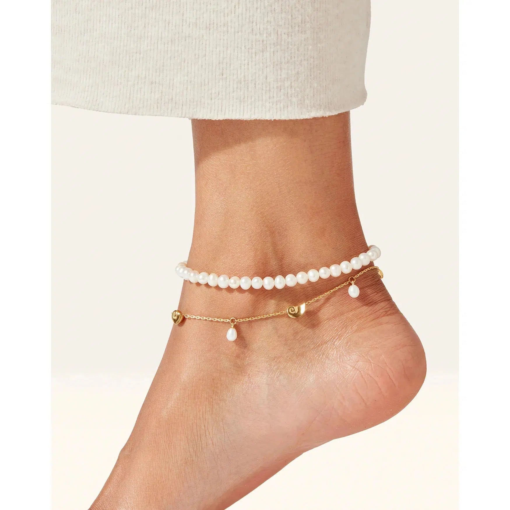 NOA ANKLET-JB767-HPG-ANKGOLD-LADIES ACCESSORIES-JENNY BIRD-JB Evans Fashions & Footwear