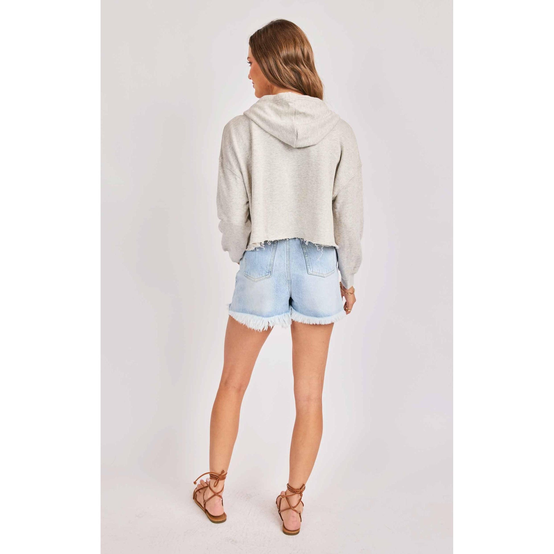 NORA ZIP FRONT HOODIE-LADIES LOUNGE & SLEEPWEAR-SADIE & SAGE-JB Evans Fashions & Footwear