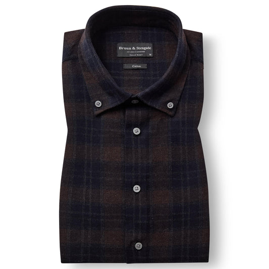 NORODOM CASUAL MODERN FIT-MENS SHIRTS-BRUUN STENGADE-JB Evans Fashions & Footwear