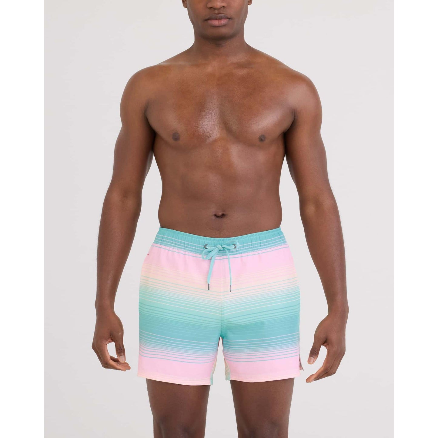 OH BUOY 2N1 VOLLEY 5"- HAZY STRIPE-A-HAZY STRIPE-MENS SHORTS & SWIM-SAXX UNDERWEAR-JB Evans Fashions & Footwear
