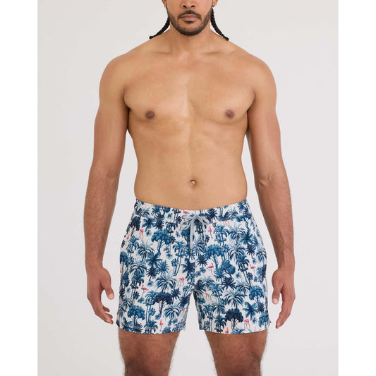 OH BUOY 2N1 VOLLEY 5" PALM MIX-MENS SHORTS & SWIM-SAXX UNDERWEAR-JB Evans Fashions & Footwear