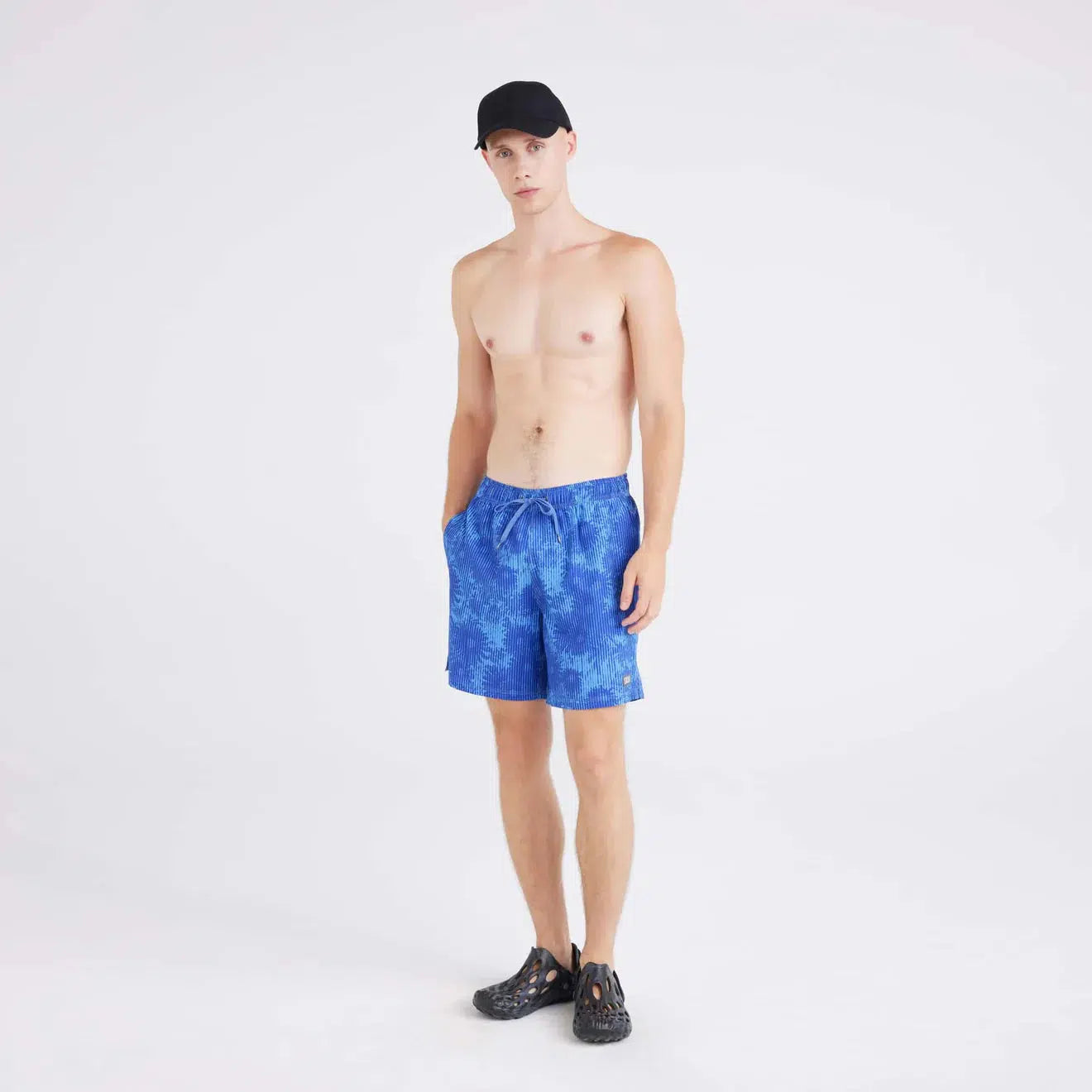 OH BUOY 2N1 VOLLEY 7" WHITE NOISE-MENS SHORTS & SWIM-SAXX UNDERWEAR-JB Evans Fashions & Footwear