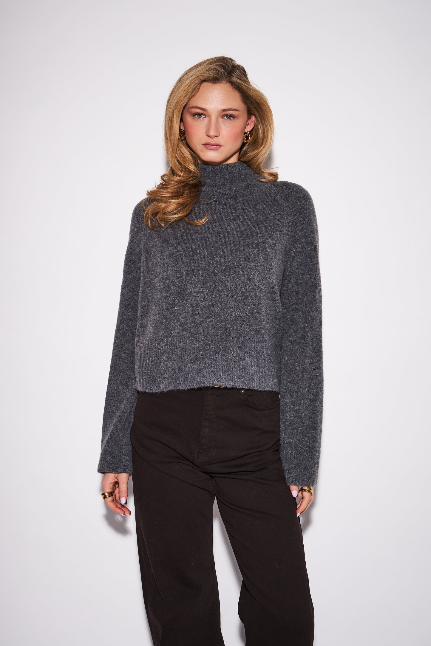 OLIVER MOCK NECK SWEATER