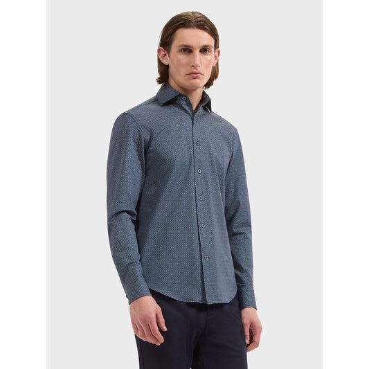 OOOHCOTTON DEVON SHIRT-MENS SHIRTS-BUGATCHI-JB Evans Fashions & Footwear