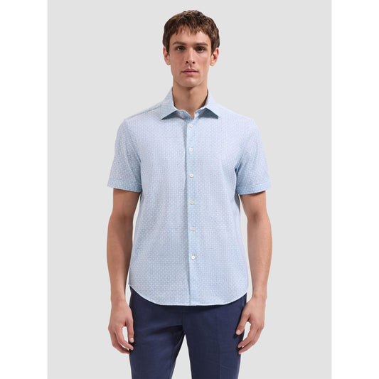 OOOHCOTTON FLORAL PRINT-MENS SHIRTS-BUGATCHI-JB Evans Fashions & Footwear