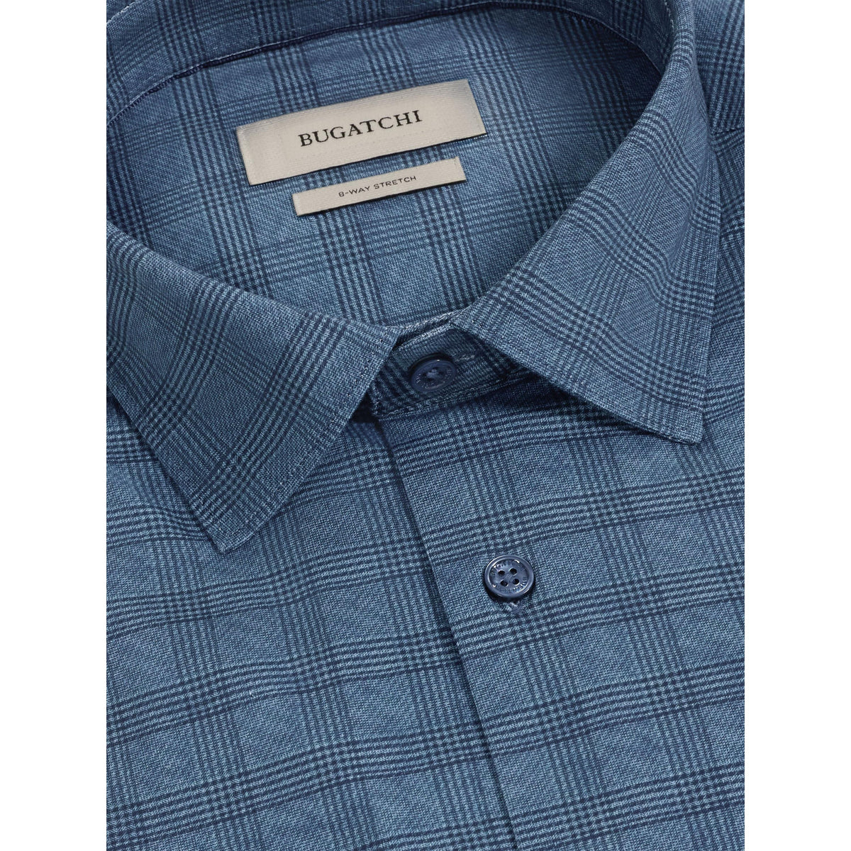 OOOHCOTTON JAMES LS SHIRT-MENS SHIRTS-BUGATCHI-JB Evans Fashions & Footwear