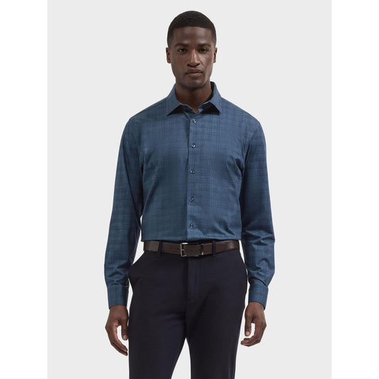 OOOHCOTTON JAMES LS SHIRT-MENS SHIRTS-BUGATCHI-JB Evans Fashions & Footwear