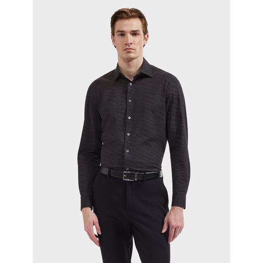 OOOHCOTTON JAMES SHIRT-MENS SHIRTS-BUGATCHI-JB Evans Fashions & Footwear