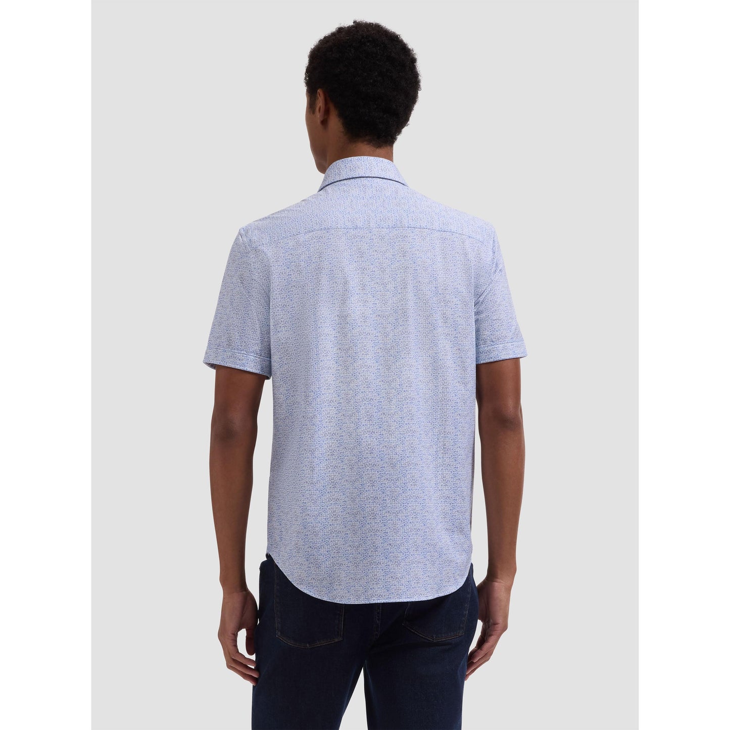 OOOHCOTTON MILES FLORAL PRINT-MENS SHIRTS-BUGATCHI-JB Evans Fashions & Footwear