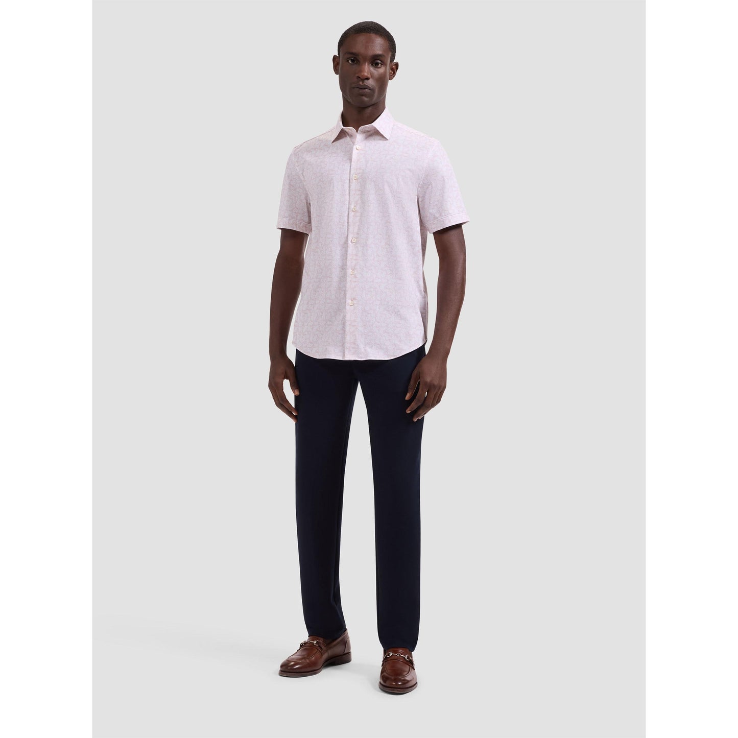 OOOHCOTTON MILES FLORAL PRINT-MENS SHIRTS-BUGATCHI-JB Evans Fashions & Footwear