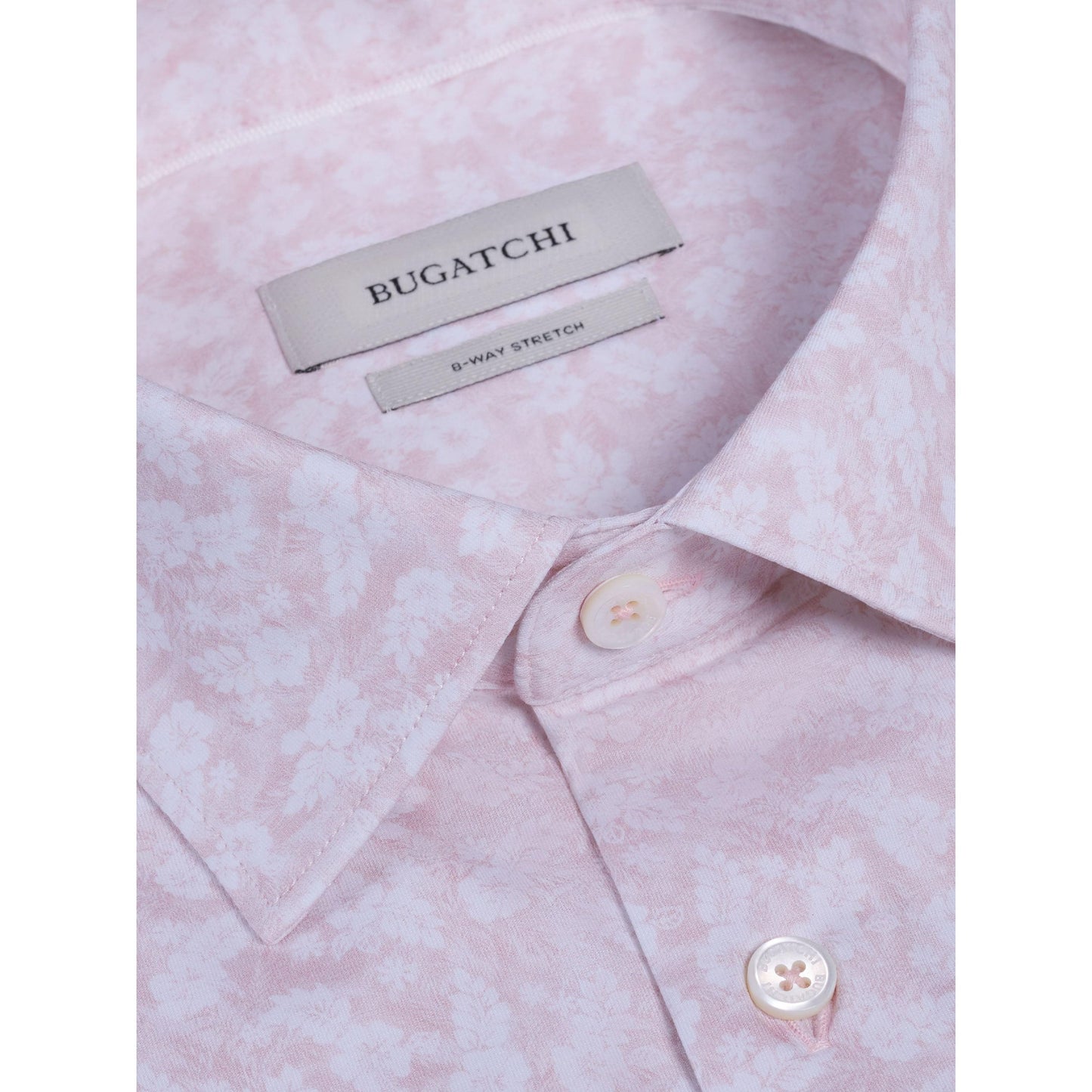 OOOHCOTTON MILES FLORAL PRINT-MENS SHIRTS-BUGATCHI-JB Evans Fashions & Footwear