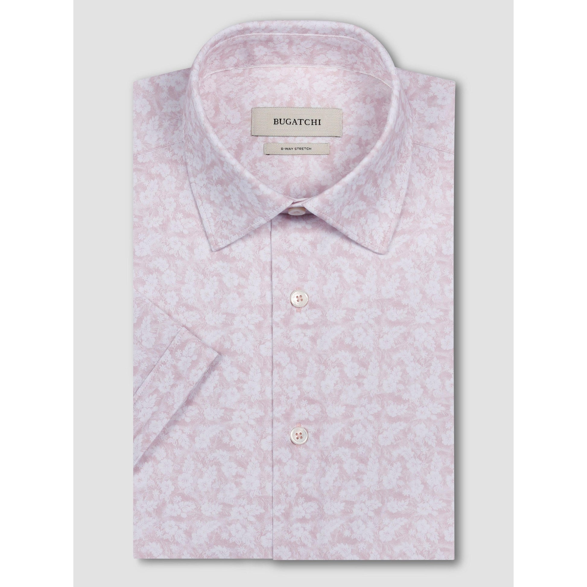 OOOHCOTTON MILES FLORAL PRINT-MENS SHIRTS-BUGATCHI-JB Evans Fashions & Footwear
