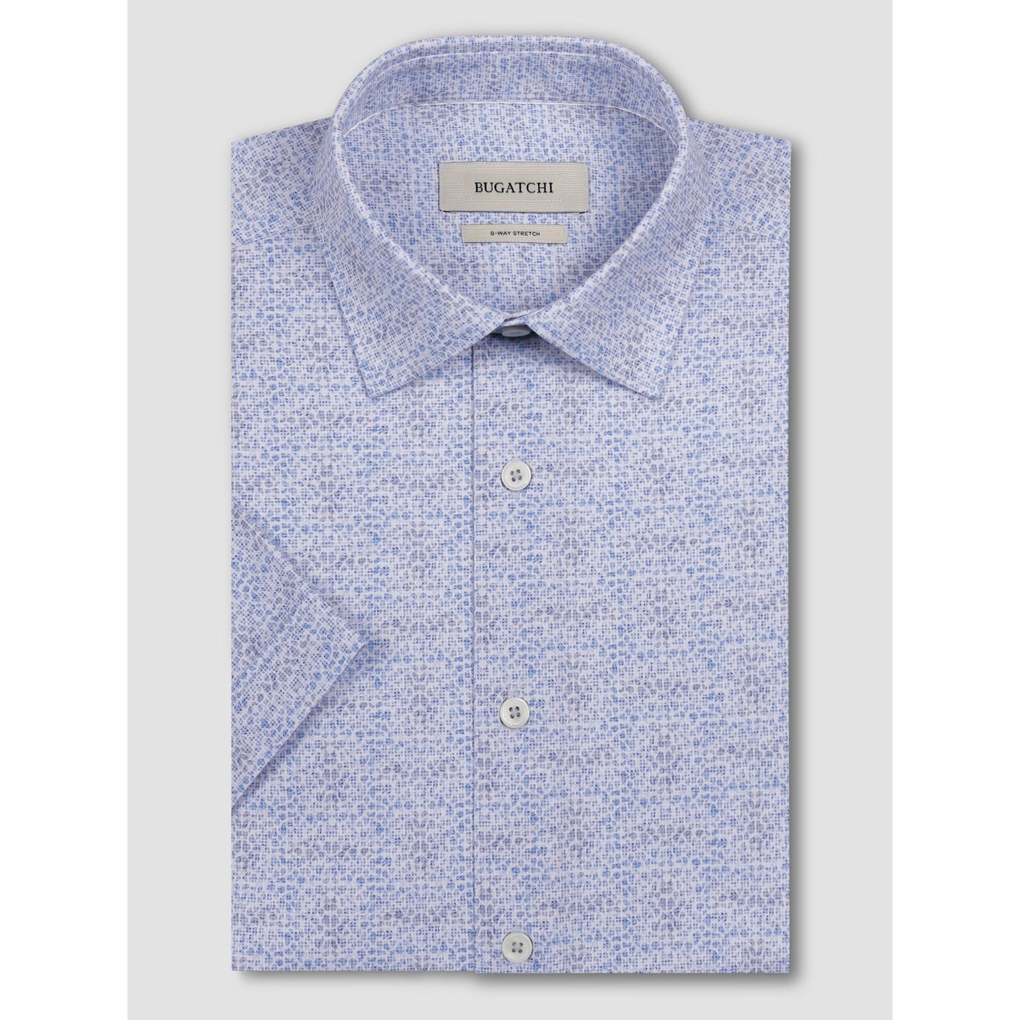 OOOHCOTTON MILES FLORAL PRINT-MENS SHIRTS-BUGATCHI-JB Evans Fashions & Footwear