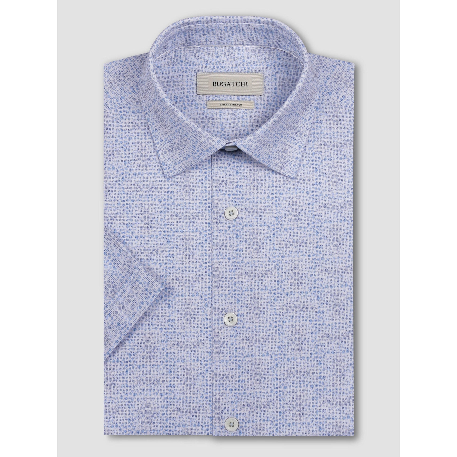 OOOHCOTTON MILES FLORAL PRINT-MENS SHIRTS-BUGATCHI-JB Evans Fashions & Footwear