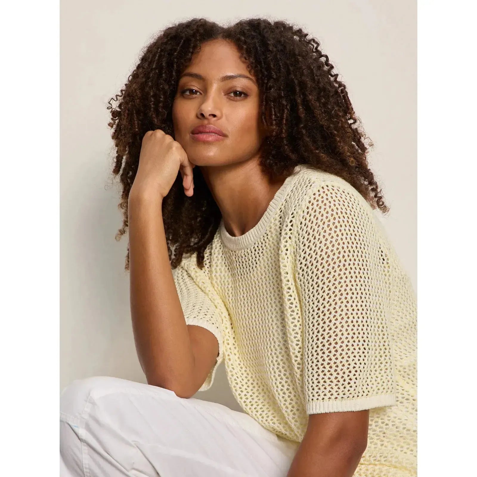 OPEN KNIT SWEATER TEE-LADIES SWEATERS & KNITS-SANCTUARY-JB Evans Fashions & Footwear