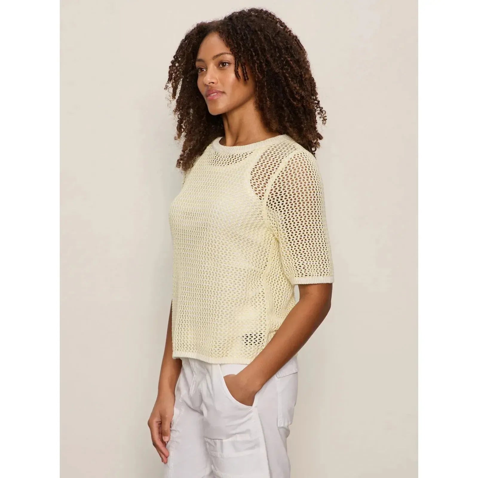 OPEN KNIT SWEATER TEE-LADIES SWEATERS & KNITS-SANCTUARY-JB Evans Fashions & Footwear